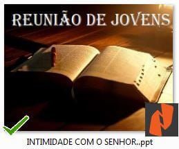 Intimidade com o Senhor