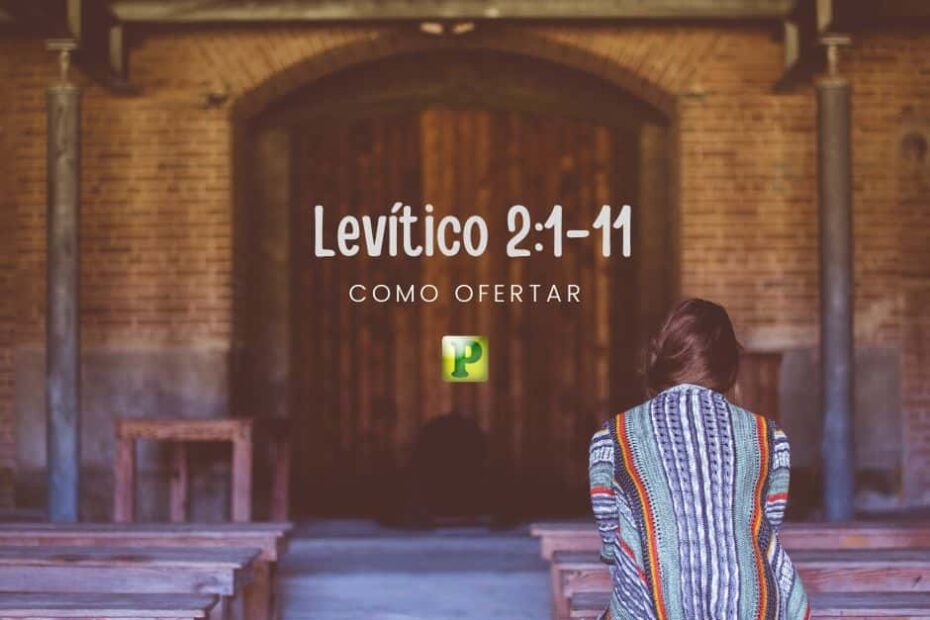 Como ofertar - Levítico 2:1-11