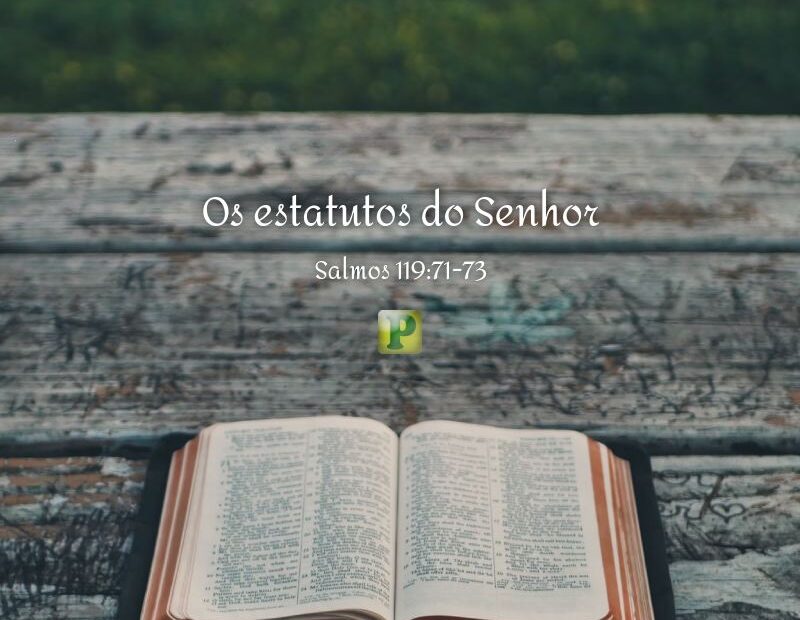 Os estatutos do Senhor - Salmos 119:71-73